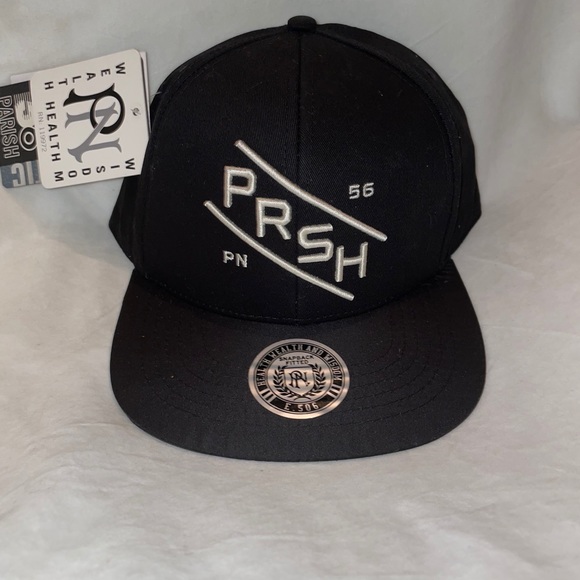 Parish Nation Black & Cream SnapBack Baseball Hat - Picture 4 of 9